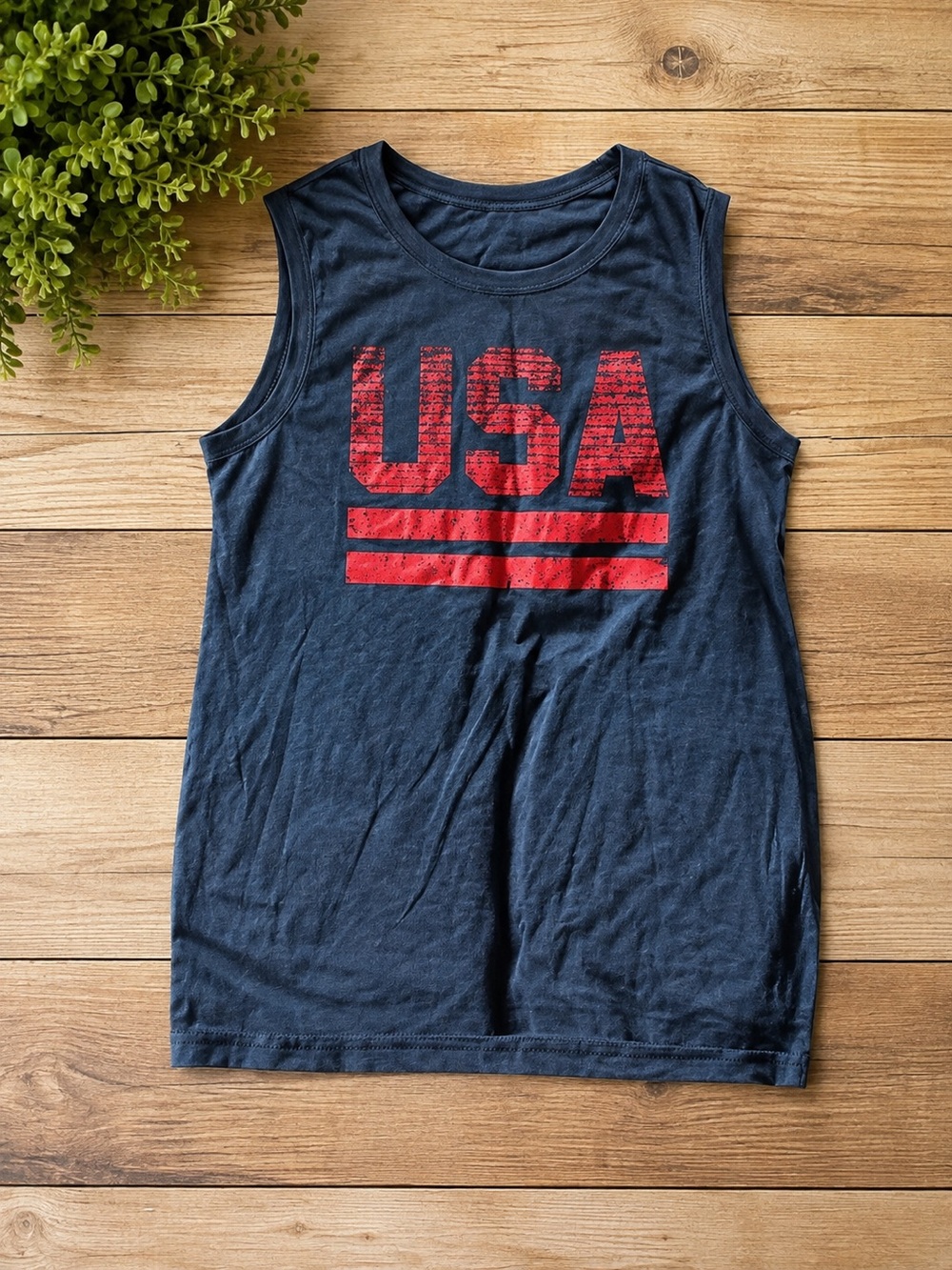Cold Crush USA Graphic Tank Top — Size Large 624